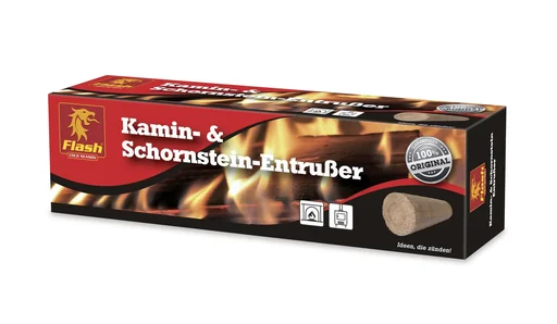 "Fireplace/chimney soot remover, simple, clean and convenient image"