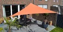 Triangular sun sail water-repellent terracotta 360 x 360 x 360cm