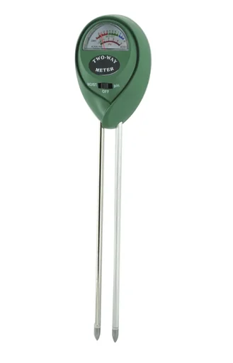 "Soil tester for pH and moisture image"