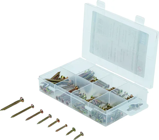 "Multi-purpose screw assortment, 120 pcs. image"