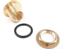 Rain barrel fitting, 3-part - 1" x 3/4"
