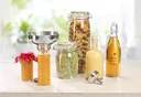 Stainless steel universal funnel 3-in-1, 3-part - wide-neck funnel, jam funnel, bottle funnel