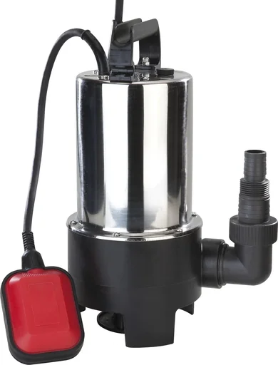 "Dirty water submersible pump, 550 watts, stainless steel image"