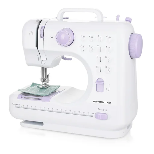 "Sewing machine with 12 stitch programs image"