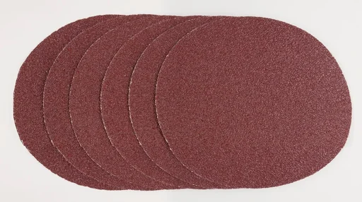 "Sandpaper K80, diameter 125 mm, self-adhesive, 6 pieces image"