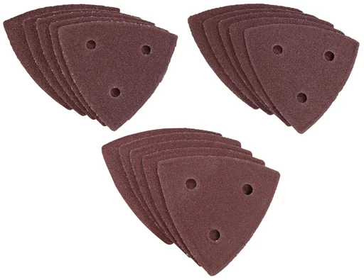"Sandpaper set 15-piece, 5 each x K80 - K100 - K120 image"