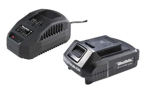 "Starter Set 3 - 18 Volt Li-Ion Family: 1 x Battery 2.0 Ah + 1 x Charger image"