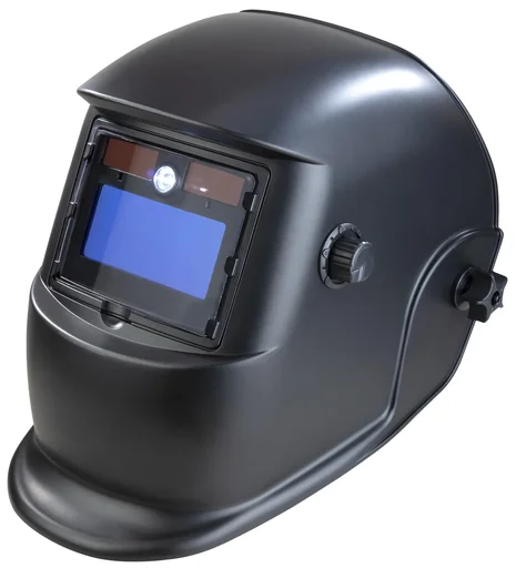 "Automatic welding helmet with additional LED image"