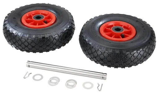 "Twin tires for support wheels image"