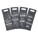 Felt bottle bag, set of 4