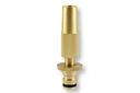 Garden sprayer, spray nozzle, brass, for plug-in system, ½"