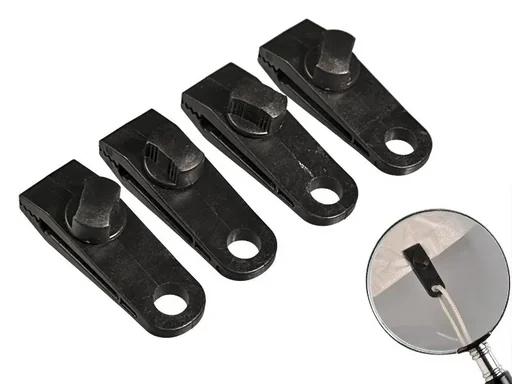 "Tarpaulin clips 6 pieces image"