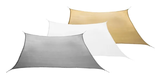 "Balcony sun sail HDPE wheat 270 x 140cm image"