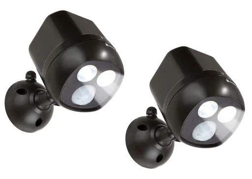 "LED safety light with radio coupling, 2 pieces (Batteries Not Included) image"