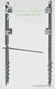 Paravent screw ground anchor for lawn
