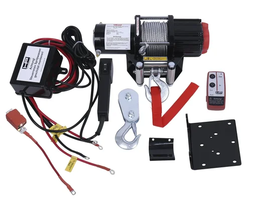 "Motor winch Profi 4,800 kg with radio remote control image"