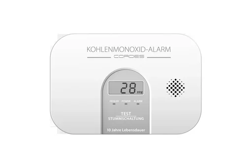 "Carbon monoxide detector CC-4100 with LED display image"