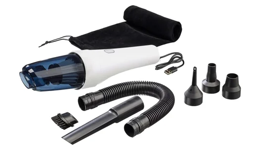 "Cordless cyclone handheld vacuum cleaner Home & Car 12 Volt, 9-piece image"