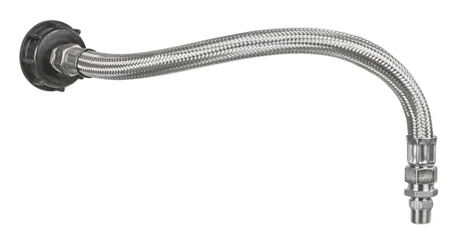 "Connection set for IBC containers - with flexible reinforced hose image"