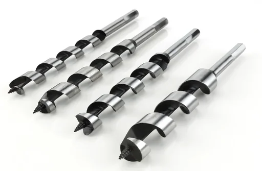 "Auger drill bit set, 4 pieces image"