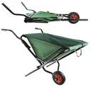 Foldable wheelbarrow