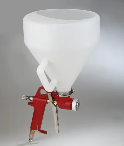 "Compressed air funnel spray gun image"
