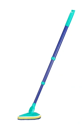 "Bathroom wiper, mop with sponge brush & telescopic handle, special wiping shape, extendable 45-90 cm image"