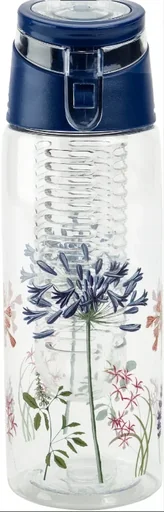 "Drinking bottle with fruit insert (color: blue) image"