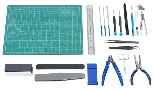 "Craft and model making tool set 28-piece image"