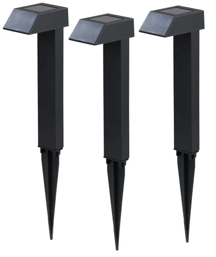 "Solar pathway lights, set of 3 image"