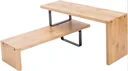 Bamboo kitchen shelf, 2-tier