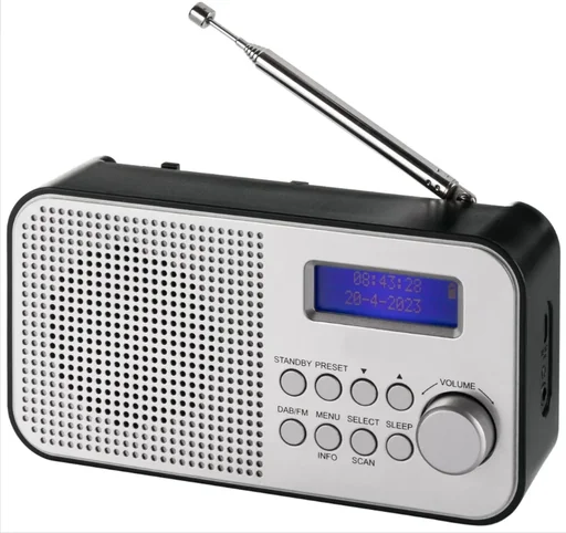 "Portable DAB+ radio image"