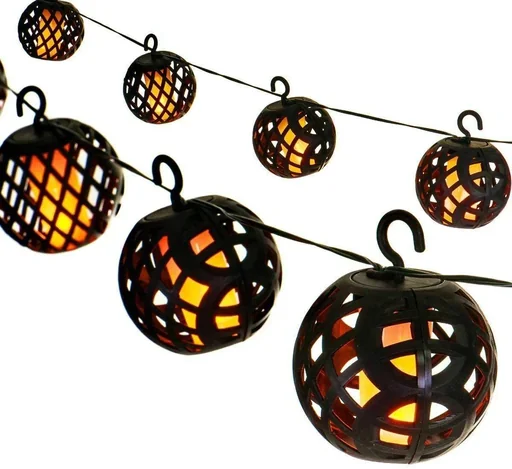 "Solar light chain "Fireball" image"
