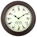 Clock with birdsong