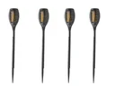Solar garden stake "Flame" with mounting bracket, set of 4