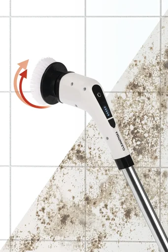 "Cordless cleaning brush 11-piece image"