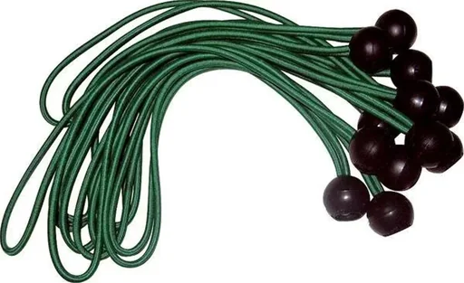 "Ball rubber band tensioners 12 pieces, for fastening tarpaulins + nets image"