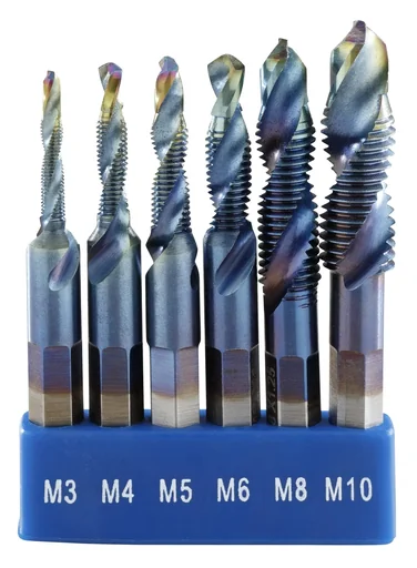 "6-piece tap set M3 - M10 image"