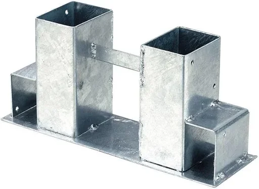 "Wood stack holder, hot-dip galvanized image"
