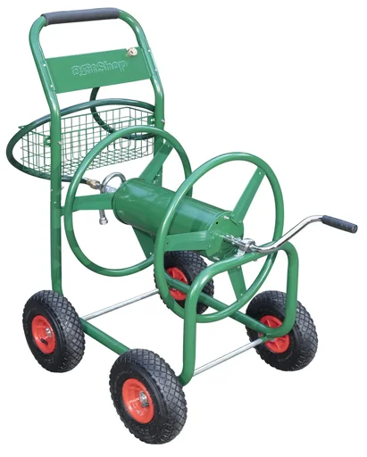 "Hose trolley, 100 m for 3/4" hose, including storage basket image"