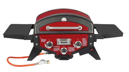 "Tabletop gas grill "Medison" red image"