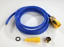Drain-clearing hose “Drain-clearing Power”, with nozzle, 2.5 m, blue/yellow