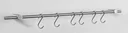Kitchen railing "Profi", with 6 hooks, extendable, 60 cm