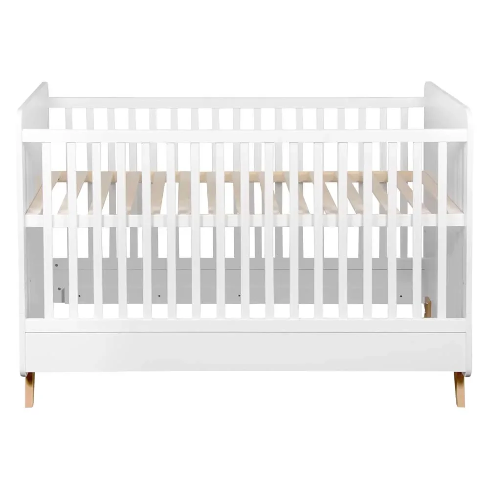 "Quax loft baby bed convertable white 70 x 140 image"
