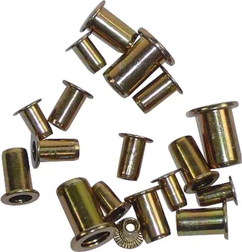 "Blind rivet nuts set 100 pcs.- M3, M4, M5, M6 25 pieces each image"