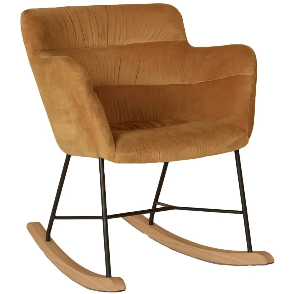 Quax rocking chair /still chair mustard yellow