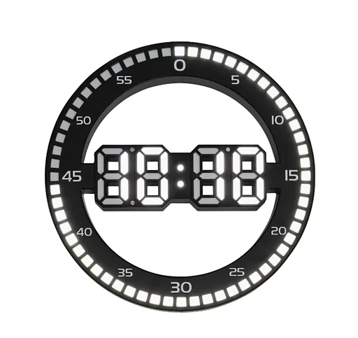 "Table and wall clock LED image"
