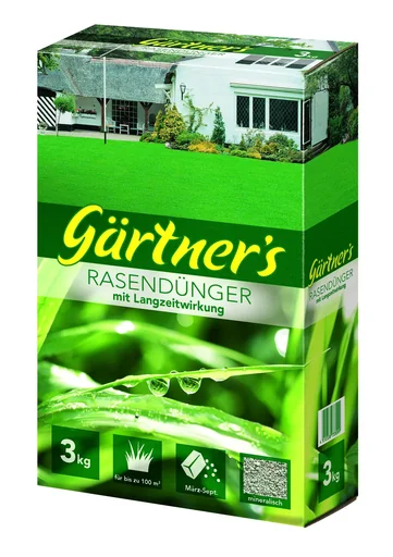 "Long-lasting lawn fertilizer 3 kg image"