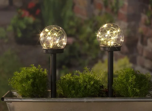 "Solar Ball Set, 10 cm, Set of 2 image"