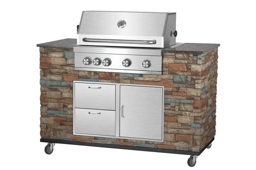 "Outdoor Built-In Grill Kitchen image"